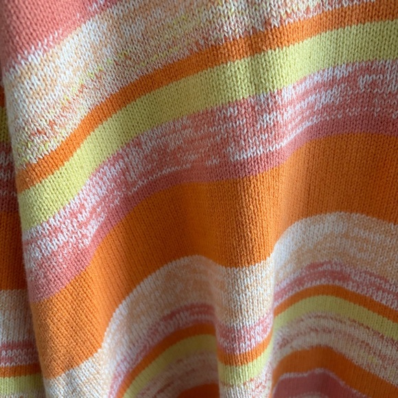 Isaac Mizrahi Live! Bridgehampton Striped Sweater with Hood Size XL Casual Cozy - Picture 13 of 16